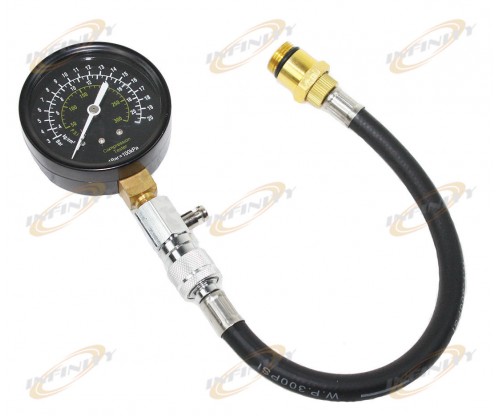 FLEX-DRIVE COMPRESSION TESTER CHECK PRESSURE PSI TESTER GAUGE